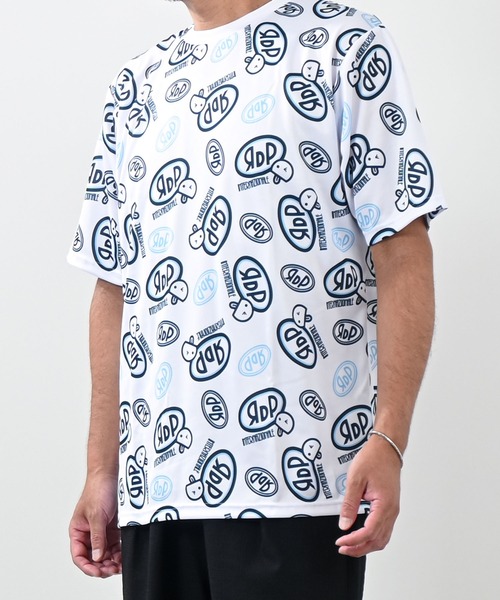 Felt-Maglietta（フェルトマリエッタ）の「[ROUXDI PERFE ルゥディパフィー]日本製総柄Ｔシャツ（Tシャツ/カットソー・メンズ・ブルー系その他/グリーン系その他/レッド系その他・SMALL/MEDIUM/LARGE）」の20枚目の写真