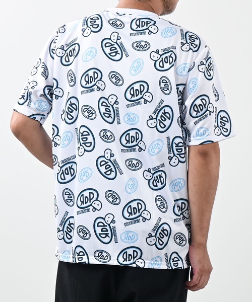 Felt-Maglietta（フェルトマリエッタ）の「[ROUXDI PERFE ルゥディパフィー]日本製総柄Ｔシャツ（Tシャツ/カットソー・メンズ・ブルー系その他/グリーン系その他/レッド系その他・SMALL/MEDIUM/LARGE）」の21枚目の写真