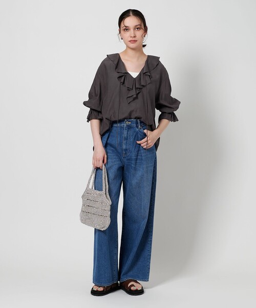 「BEAUTY&YOUTH UNITED ARROWS」 半袖シャツ FREE パープル レディース ビューティー＆ユース ユナイテッドアローズのシャツ / ブラウス