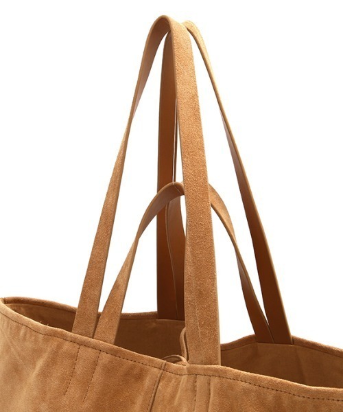 ETRE TOKYO - スウェードビッグトートバッグ - BROWN | ADDICT