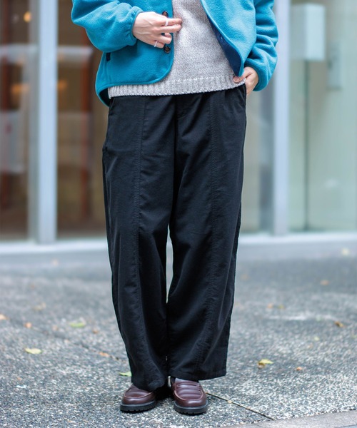 D.M.G.（ドミンゴ）の「[D.M.G / ディーエムジー] セミスエード両面起毛 アーモンドパンツ（その他パンツ・レディース・ブラウン/オリーブ/アイボリー/ブラック・S/M）」の17枚目の写真