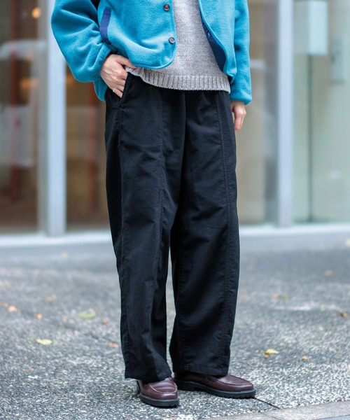 D.M.G.（ドミンゴ）の「[D.M.G / ディーエムジー] セミスエード両面起毛 アーモンドパンツ（その他パンツ・レディース・ブラウン/オリーブ/アイボリー/ブラック・S/M）」の16枚目の写真