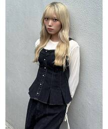 CALNAMUR | デニムビスチェ(キャミソール)