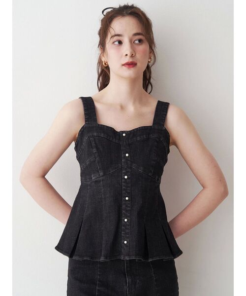 デニムビスチェ（キャミソール）｜CALNAMUR（カルナムール）の