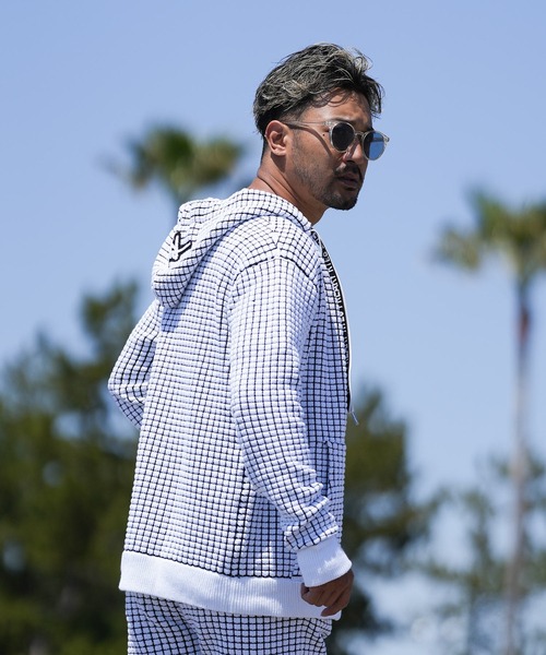 adamsJUGGLER(アダムスジャグラー)の「RTEG/ワッフルフーディー(パーカー・メンズ・ホワイト/ブラック・S/M/XL/L)」の13枚目の写真