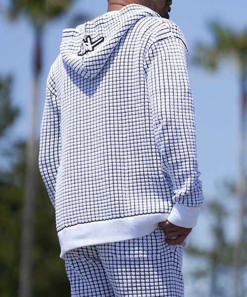 adamsJUGGLER(アダムスジャグラー)の「RTEG/ワッフルフーディー(パーカー・メンズ・ホワイト/ブラック・S/M/XL/L)」の15枚目の写真