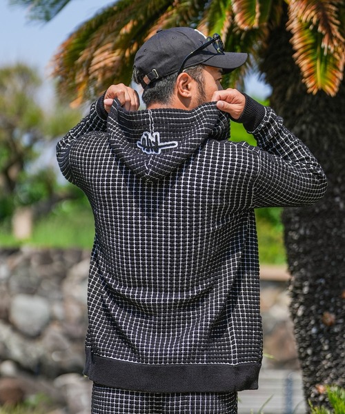 adamsJUGGLER(アダムスジャグラー)の「RTEG/ワッフルフーディー(パーカー・メンズ・ホワイト/ブラック・S/M/XL/L)」の18枚目の写真