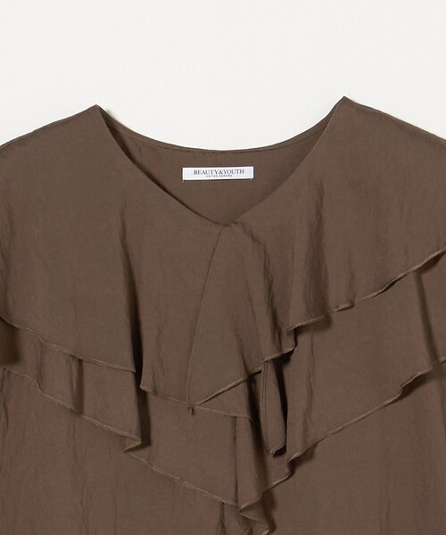 タグ付き新品未使用　BEAUTY&YOUTH レイヤーフリルブラウス BEAUTY&YOUTH UNITED ARROWS - タグ付き新品未使用 BEAUTY&YOUTH