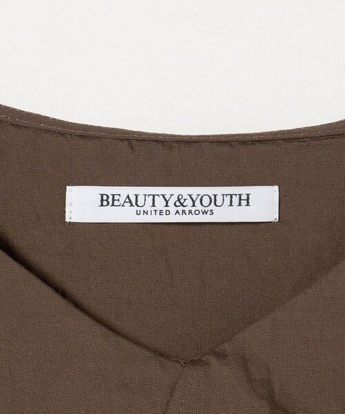 BEAUTY&YOUTH UNITED ARROWS(ビューティーアンドユースユナイテッドアローズ)の「レイヤーフリル ブラウス-ウォッシャブル-(シャツ/ブラウス・レディース・モカ/ブラック・FREE)」の22枚目の写真