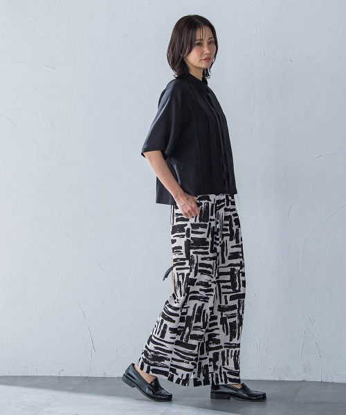 LAUTREAMONT（ロートレアモン）の「ピンタックレースブラウス≪手洗い可能≫（シャツ/ブラウス・レディース・イエロー/オレンジ/グリーン系その他/ホワイト/グリーン/ブルー/ブラック・9号）」の22枚目の写真