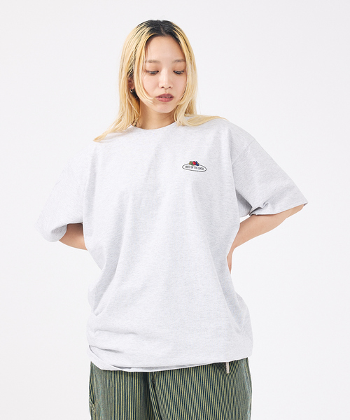 ABAHOUSE（アバハウス）の「【FRUIT OF THE LOOM/フルーツ オブ ザ ルーム】Embroidery /Print　T-Shirt /ワンポイント/刺繍 /半袖Tシャツ/ 81213400/8121350/（Tシャツ/カットソー・メンズ・ブラック系その他/ホワイト系その他/ブラック系その他2/ホワイト系その他2/グレー系その他/グレー系その他2・M/XL/L）」の5枚目の写真