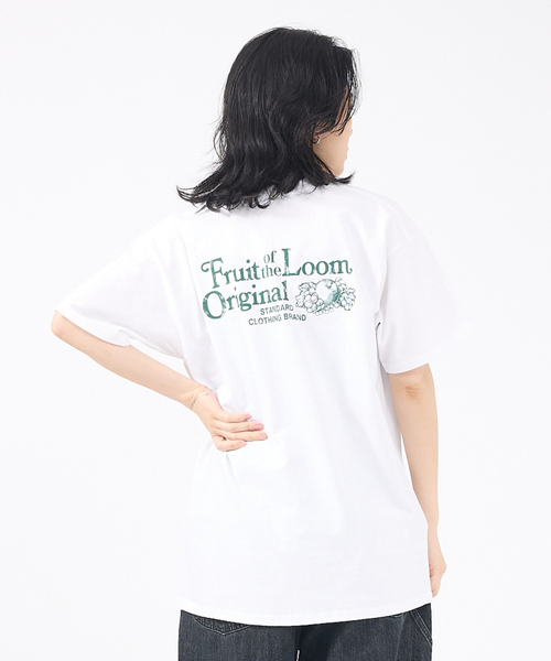 ABAHOUSE（アバハウス）の「【FRUIT OF THE LOOM/フルーツ オブ ザ ルーム】Embroidery /Print　T-Shirt /ワンポイント/刺繍 /半袖Tシャツ/ 81213400/8121350/（Tシャツ/カットソー・メンズ・ブラック系その他/ホワイト系その他/ブラック系その他2/ホワイト系その他2/グレー系その他/グレー系その他2・M/XL/L）」の3枚目の写真
