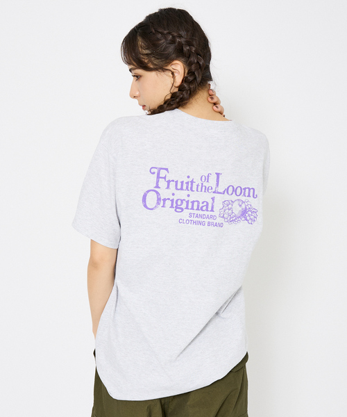 ABAHOUSE（アバハウス）の「【FRUIT OF THE LOOM/フルーツ オブ ザ ルーム】Embroidery /Print　T-Shirt /ワンポイント/刺繍 /半袖Tシャツ/ 81213400/8121350/（Tシャツ/カットソー・メンズ・ブラック系その他/ホワイト系その他/ブラック系その他2/ホワイト系その他2/グレー系その他/グレー系その他2・M/XL/L）」の6枚目の写真