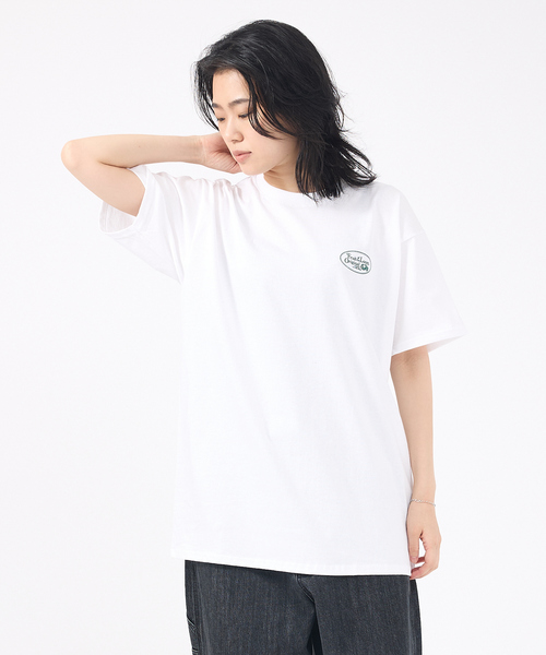 ABAHOUSE（アバハウス）の「【FRUIT OF THE LOOM/フルーツ オブ ザ ルーム】Embroidery /Print　T-Shirt /ワンポイント/刺繍 /半袖Tシャツ/ 81213400/8121350/（Tシャツ/カットソー・メンズ・ブラック系その他/ホワイト系その他/ブラック系その他2/ホワイト系その他2/グレー系その他/グレー系その他2・M/XL/L）」の8枚目の写真