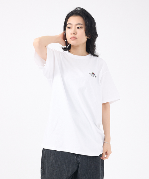 ABAHOUSE（アバハウス）の「【FRUIT OF THE LOOM/フルーツ オブ ザ ルーム】Embroidery /Print　T-Shirt /ワンポイント/刺繍 /半袖Tシャツ/ 81213400/8121350/（Tシャツ/カットソー・メンズ・ブラック系その他/ホワイト系その他/ブラック系その他2/ホワイト系その他2/グレー系その他/グレー系その他2・M/XL/L）」の10枚目の写真