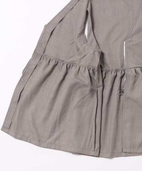 INTERPLANET(インタープラネット)の「麻調合繊ジレ+ワイドパンツSET(ベスト・レディース・ブラック/グレー/モカ・FREE)」の4枚目の写真