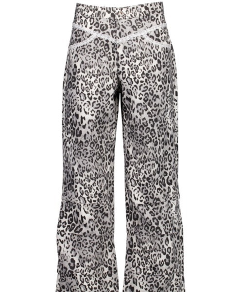 SETUPEXE（セットアップイーエックスイー）の「LEOPARD LACE PANTS（その他パンツ・レディース・チャコール/ベージュ/ホワイト・SMALL/MEDIUM）」の10枚目の写真