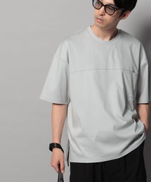 BAYFLOW | 【上品な素材感】シルケットスリット半袖Tシャツ(Tシャツ/カットソー)