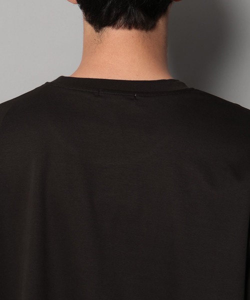 BAYFLOW(ベイフロー)の「【上品な素材感】シルケットスリット半袖Tシャツ(Tシャツ/カットソー・メンズ・シルバーグレー/オフホワイト/ブラック/カーキ・MEDIUM/LARGE)」の21枚目の写真