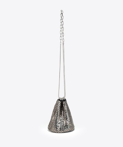 BIGOTRE(ビゴター)の「【BIGOTRE】PURSE CONE METAL(ハンドバッグ・レディース・シルバー・ONE SIZE)」の1枚目の写真