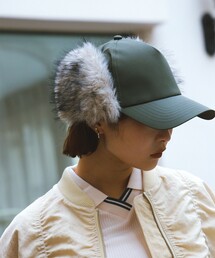 Ray BEAMS | ボリューム ファー キャップ(キャップ)