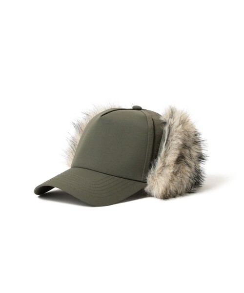 Ray BEAMS（レイビームス）の「ボリューム ファー キャップ（キャップ・レディース・グリーン系その他3/ブラック・ONE SIZE）」の10枚目の写真