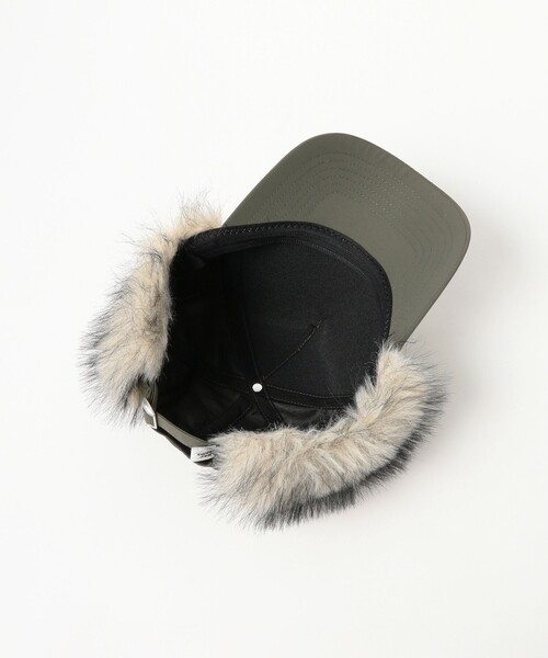 Ray BEAMS（レイビームス）の「ボリューム ファー キャップ（キャップ・レディース・グリーン系その他3/ブラック・ONE SIZE）」の6枚目の写真