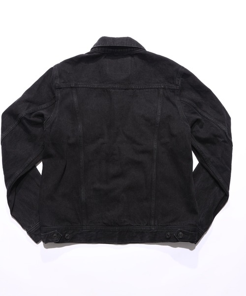 12oz SOFT BLACK DENIM TRUCKER JACKET（デニムジャケット