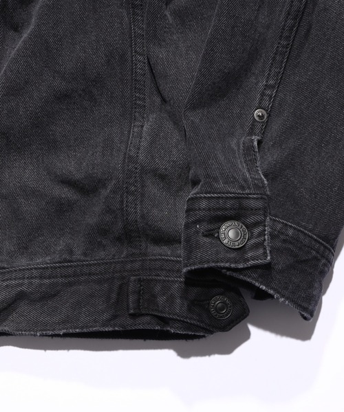 TMT(ティーエムティー)の「12oz SOFT BLACK DENIM TRUCKER JACKET(デニムジャケット・メンズ・グレー/ブラック/ライトグレー・MEDIUM/LARGE/X-LARGE)」の8枚目の写真