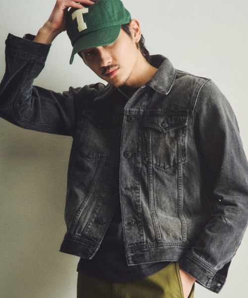 TMT(ティーエムティー)の「12oz SOFT BLACK DENIM TRUCKER JACKET(デニムジャケット・メンズ・グレー/ブラック/ライトグレー・MEDIUM/LARGE/X-LARGE)」の15枚目の写真