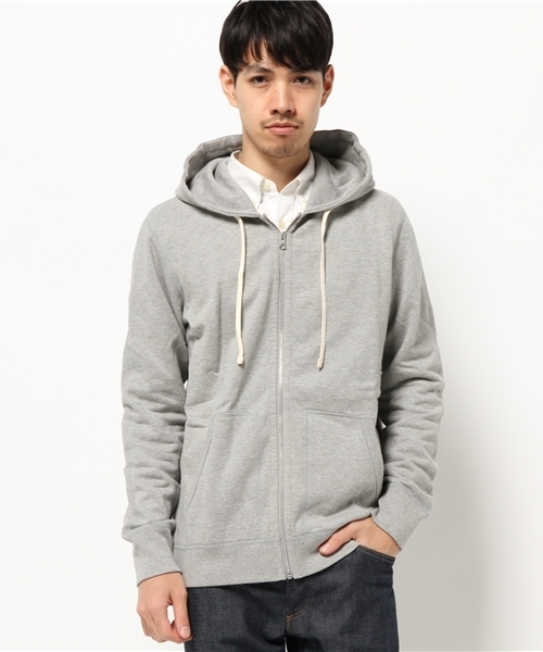 REIGNING CHAMP（レイニングチャンプ）の「REIGNING CHAMP ジップアップスウェット（スウェット・メンズ・チャコールグレー/ターコイズブルー/ネイビー・LARGE/MEDIUM/SMALL）」の2枚目の写真