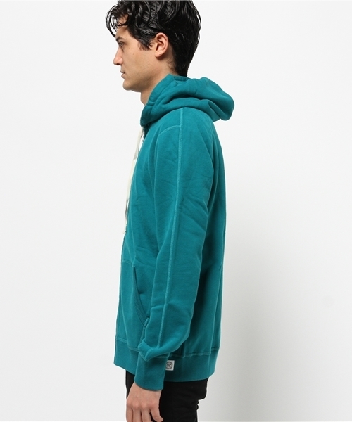 REIGNING CHAMP（レイニングチャンプ）の「REIGNING CHAMP ジップアップスウェット（スウェット・メンズ・チャコールグレー/ターコイズブルー/ネイビー・LARGE/MEDIUM/SMALL）」の4枚目の写真