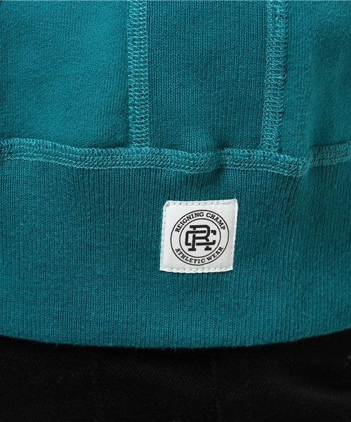 REIGNING CHAMP（レイニングチャンプ）の「REIGNING CHAMP ジップアップスウェット（スウェット・メンズ・チャコールグレー/ターコイズブルー/ネイビー・LARGE/MEDIUM/SMALL）」の9枚目の写真