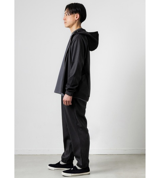 narifuri（ナリフリ）の「フランネルニットZIPパーカー（パーカー・メンズ・ブラウン/チャコール・X-LARGE/LARGE/MEDIUM/SMALL）」の7枚目の写真