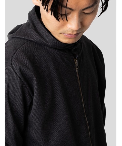 narifuri（ナリフリ）の「フランネルニットZIPパーカー（パーカー・メンズ・ブラウン/チャコール・X-LARGE/LARGE/MEDIUM/SMALL）」の11枚目の写真