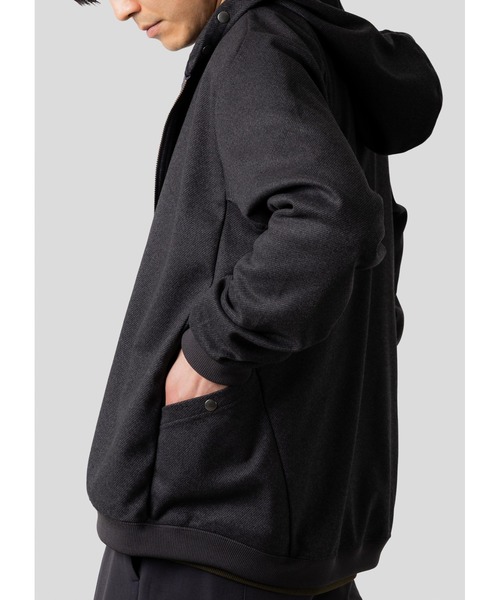 narifuri（ナリフリ）の「フランネルニットZIPパーカー（パーカー・メンズ・ブラウン/チャコール・X-LARGE/LARGE/MEDIUM/SMALL）」の12枚目の写真