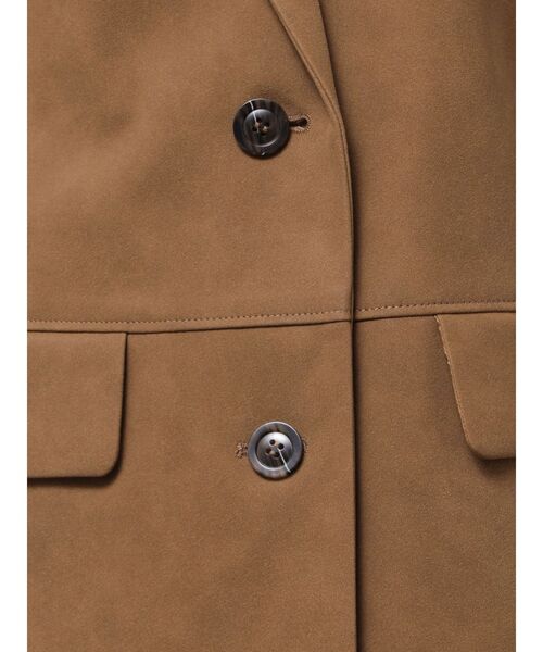 LAGUNAMOON（ラグナムーン）の「スエードライクジャケット（テーラードジャケット・レディース・ブラウン/キャメル・FREE）」の11枚目の写真