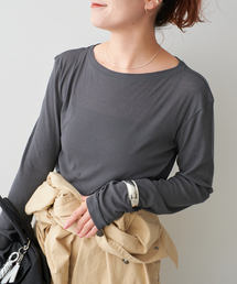 【美品】 スピックアンドスパン ヘビーテレコブルオーバー カットソー Spick & Span｜スピック アンド スパンのTシャツ/カットソー