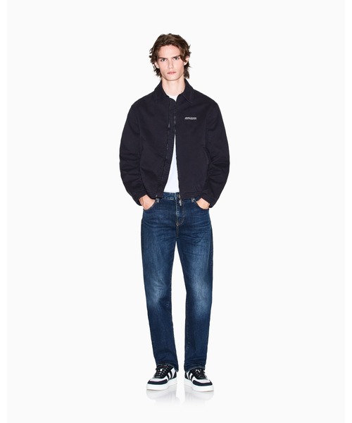 ARMANI EXCHANGE(アルマーニエクスチェンジ)の「【A|X アルマーニ エクスチェンジ】<ZOZO限定>ブルーウォッシュデニムパンツ_J13 COMFORT SLIM(デニムパンツ・メンズ・ダークブルー・28inch/29inch/30inch/31inch/32inch/33inch/34inch/36inch)」の3枚目の写真