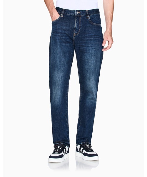 ARMANI EXCHANGE(アルマーニエクスチェンジ)の「【A|X アルマーニ エクスチェンジ】<ZOZO限定>ブルーウォッシュデニムパンツ_J13 COMFORT SLIM(デニムパンツ・メンズ・ダークブルー・28inch/29inch/30inch/31inch/32inch/33inch/34inch/36inch)」の6枚目の写真