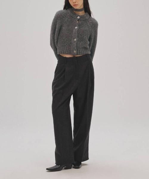 TODAYFUL（トゥデイフル）の「TODAYFUL　Brushed Knit Cardigan ブラッシュドニットカーディガン/12520530（カーディガン/ボレロ・レディース・チャコールグレー/オリーブ・ONE SIZE）」の6枚目の写真