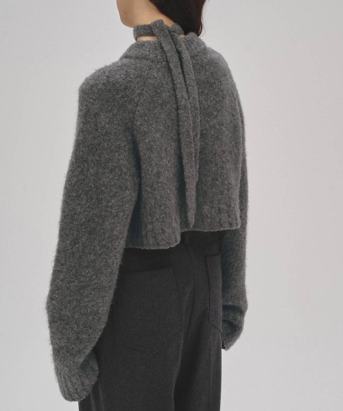 TODAYFUL（トゥデイフル）の「TODAYFUL　Brushed Knit Cardigan ブラッシュドニットカーディガン/12520530（カーディガン/ボレロ・レディース・チャコールグレー/オリーブ・ONE SIZE）」の7枚目の写真