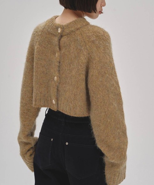 TODAYFUL（トゥデイフル）の「TODAYFUL　Brushed Knit Cardigan ブラッシュドニットカーディガン/12520530（カーディガン/ボレロ・レディース・チャコールグレー/オリーブ・ONE SIZE）」の4枚目の写真