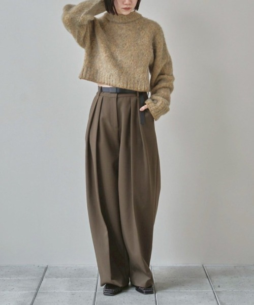 TODAYFUL（トゥデイフル）の「TODAYFUL　Brushed Knit Cardigan ブラッシュドニットカーディガン/12520530（カーディガン/ボレロ・レディース・チャコールグレー/オリーブ・ONE SIZE）」の12枚目の写真