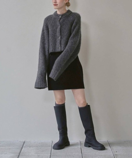 TODAYFUL◎Brushed Knit Cardigan チャコールグレー TODAYFUL(トゥデイフル) / Life's online store（ライフズ） / Brushed