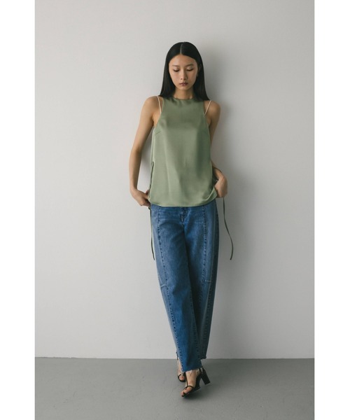 stylemixer スタイルミキサー　チュールシャーリングトップ　タンクトップ STYLEMIXER | チュールシャーリングトップ (タンクトップ ) |SHEL'TTER