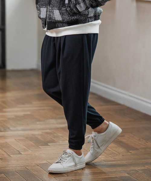 Magine(マージン)の「mp13905-Surf Knit Fabric Tapered Pants テーパードパンツ(その他パンツ・メンズ・ネイビー/ブラック/チャコールグレー・48/46/44)」の1枚目の写真
