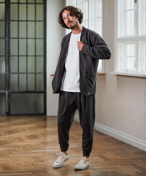 Magine(マージン)の「mp13905-Surf Knit Fabric Tapered Pants テーパードパンツ(その他パンツ・メンズ・ネイビー/ブラック/チャコールグレー・48/46/44)」の22枚目の写真