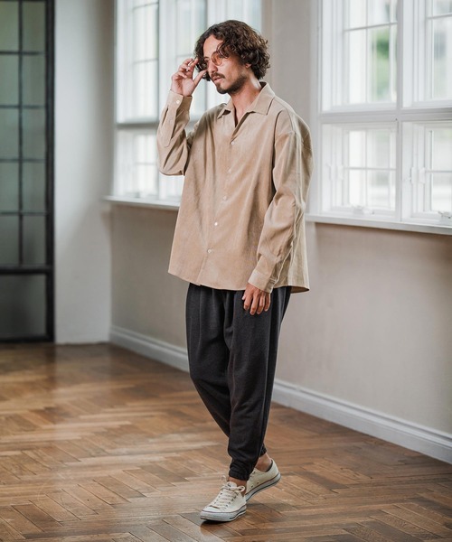Magine(マージン)の「mp13905-Surf Knit Fabric Tapered Pants テーパードパンツ(その他パンツ・メンズ・ネイビー/ブラック/チャコールグレー・48/46/44)」の20枚目の写真