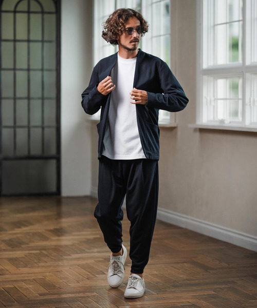 Magine(マージン)の「mp13905-Surf Knit Fabric Tapered Pants テーパードパンツ(その他パンツ・メンズ・ネイビー/ブラック/チャコールグレー・48/46/44)」の16枚目の写真